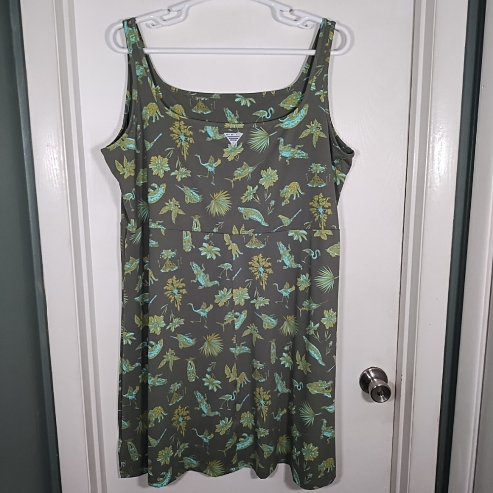 Columbia PFG Freezer lll Dress 3X Cypress Floridays Tank Golf Performance UPF 50 - Picture 8 of 10